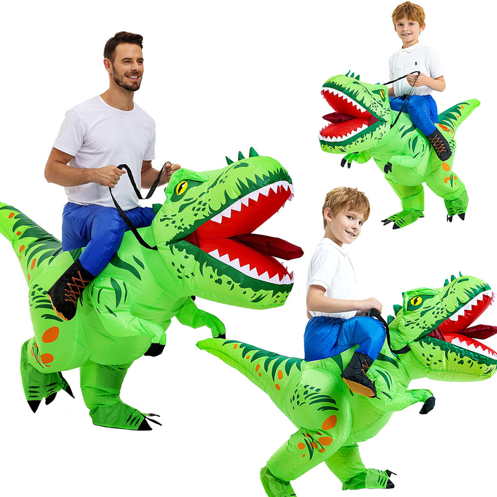 Inflatable Dinosaur Costume Adult - Kostiumy dmuchane dinozaury dla dzieci/dorosłych, stroje
