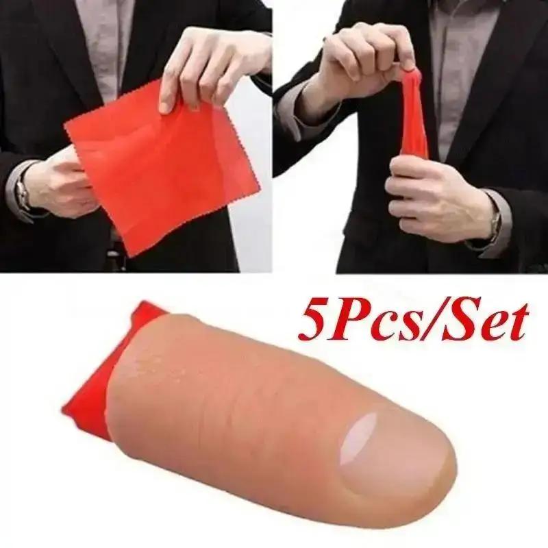Thumb Tip Magic Trick Set - 5 sztuk/zestaw Hot Fakes Miękkie Końcówki