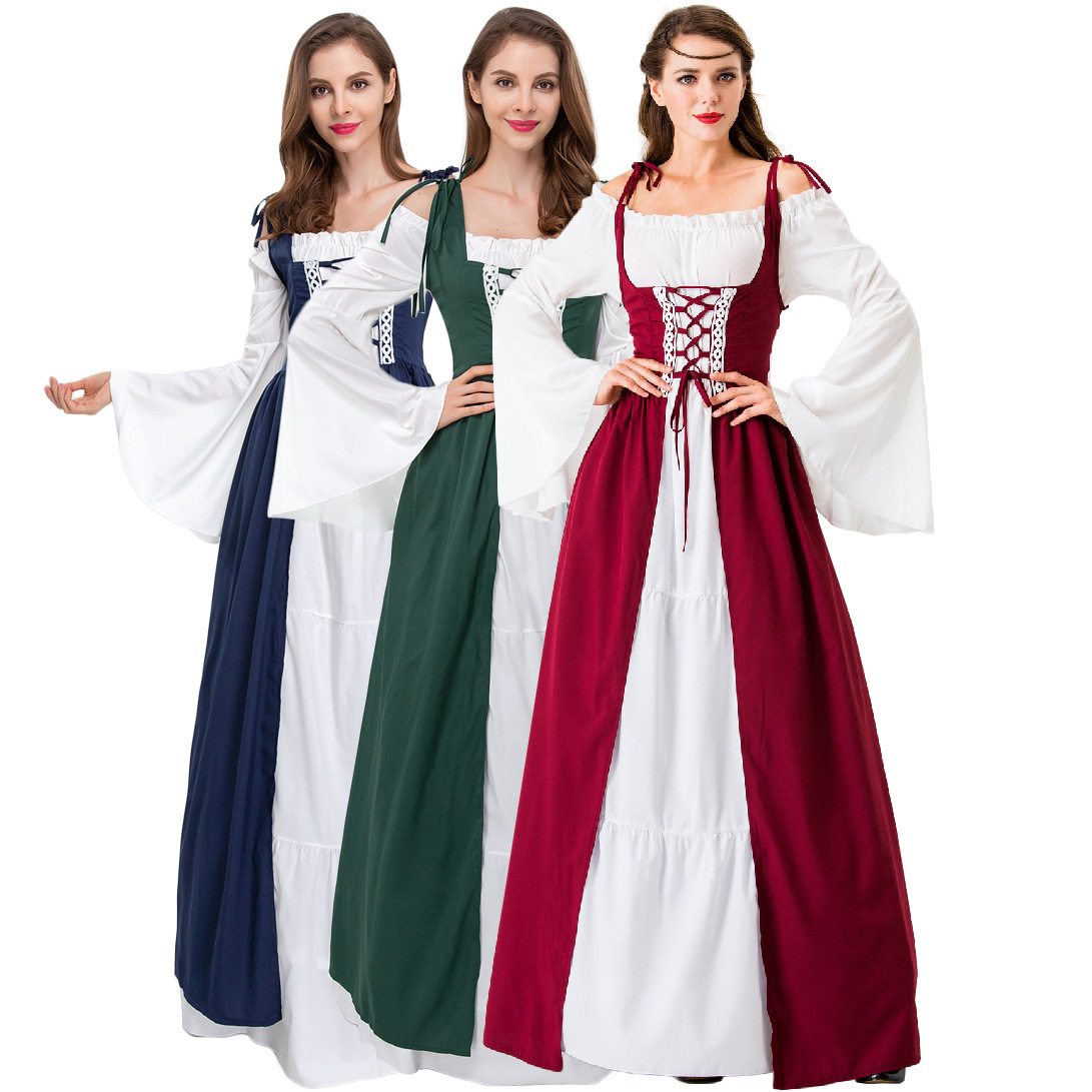 Medieval Renaissance Dress Women - Suknia Średniowieczna Księżniczki Renesansowa Wiktoriańska Vintage