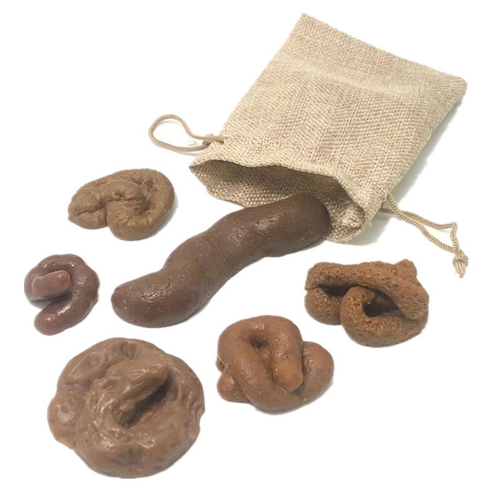 Fake Poop Gag Gift - 6 szt. Zabawne, realistyczne gadżety na