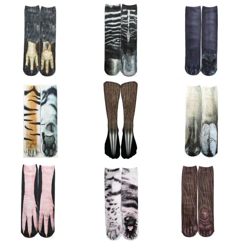 Funny Chicken Leg Socks - Śliczne skarpetki z nadrukiem 3d Śmieszne