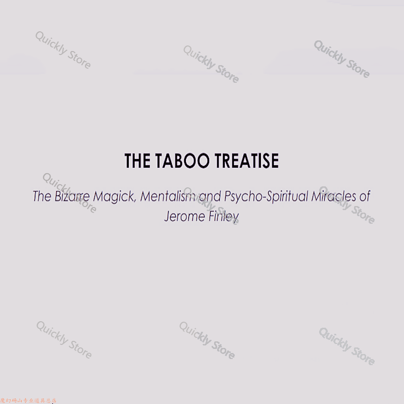 Magic Tricks - 2025 Taboo Treatise autorstwa Jeremiego Finleya