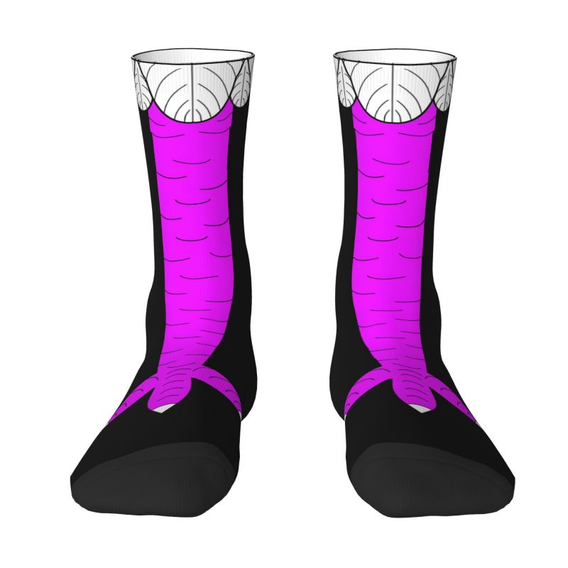 Funny Chicken Leg Socks - Śmieszne skarpetki z nadrukiem kurzych nóg