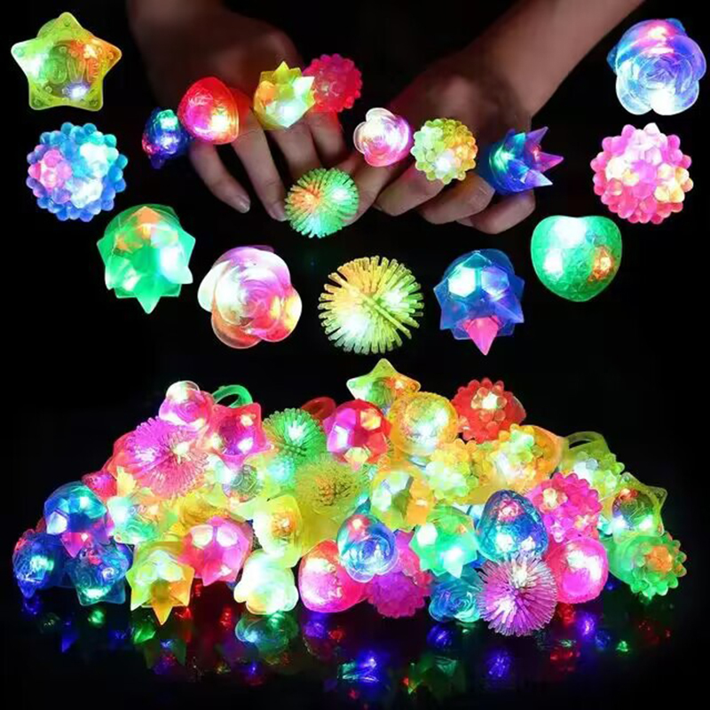 Glow In The Dark Party Glasses - 20/30/50szt Świecące pierścienie LED Świecące pierścienie