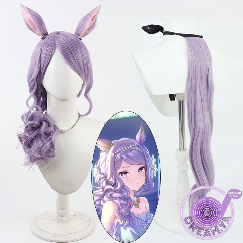 Anime Cosplay Wig Heat Resistant - Peruka Cosplay Mejiro Umamusume Pretty Derby