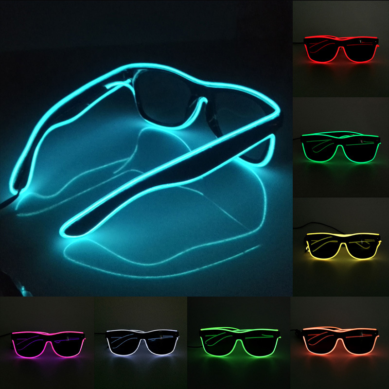 Glow In The Dark Party Glasses - 1PC migające podświetlany przewód szklanki z