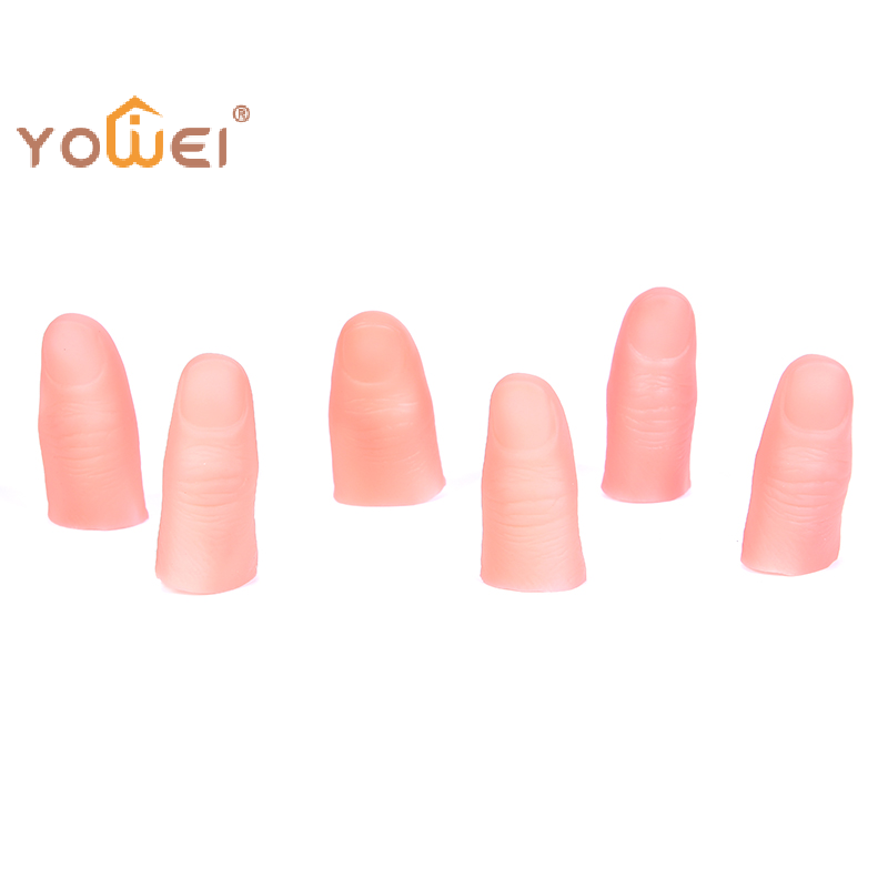 Thumb Tip Magic Trick Set - Najnowszy zestaw 3 szt. sztucznych miękkich