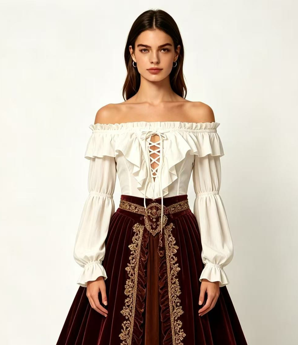 Damska bluzka piracka, średnio – Costumes recenzja i cena