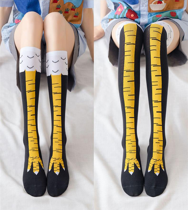 Śmieszne skarpety męskie 3D z  – Funny Chicken Leg Socks recenzja i cena
