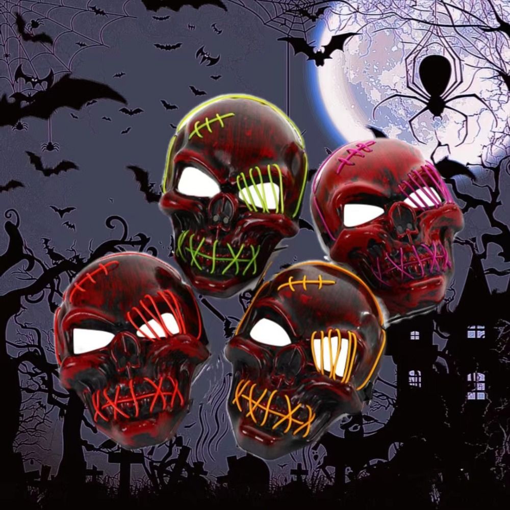 Gotycka Halloweenowa Maska Cza – Led Purge Mask Halloween recenzja i cena