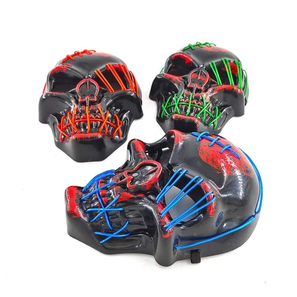 Gotycka Halloweenowa Maska Cza – Led Purge Mask Halloween recenzja i cena