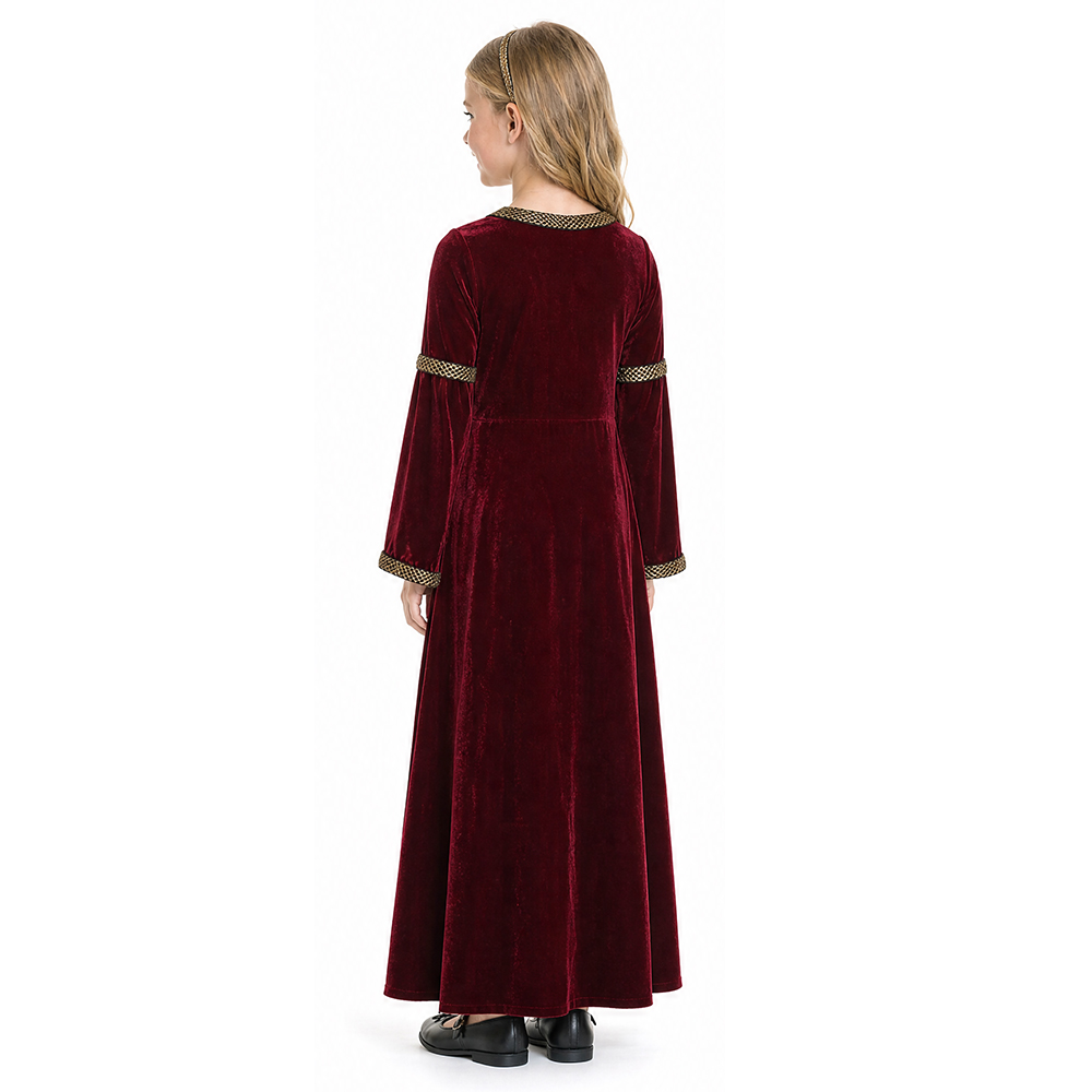 Sukienka z aksamitu w stylu re – Medieval Renaissance Dress Women recenzja i cena