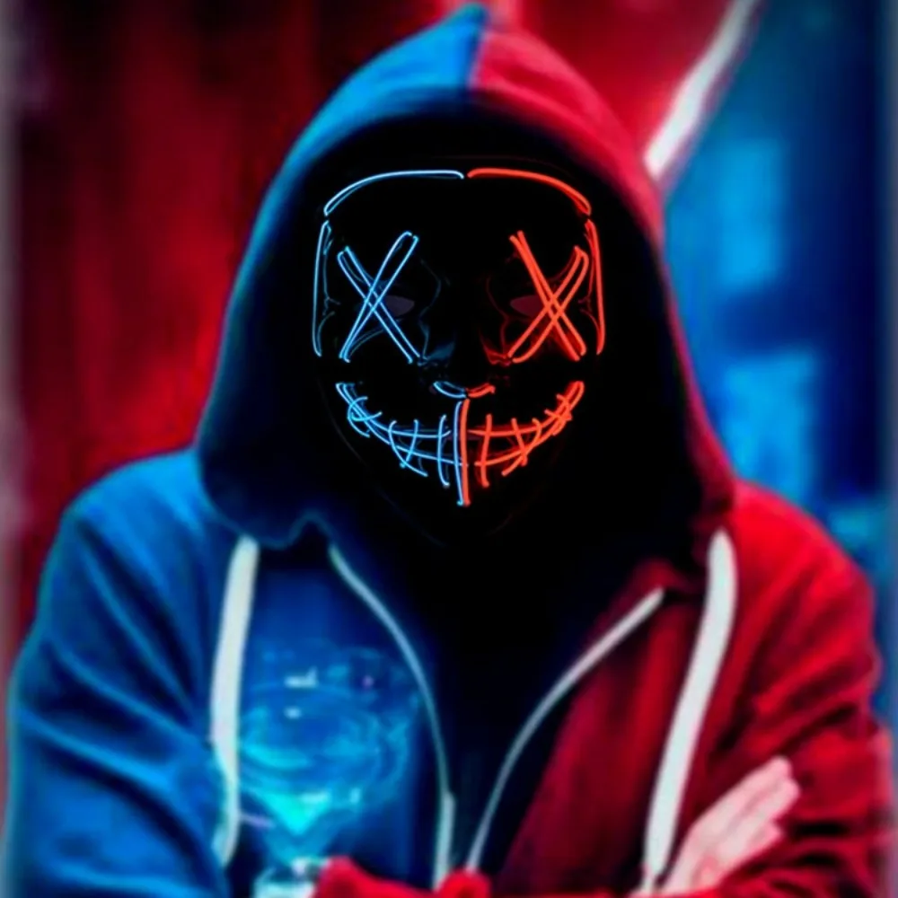 Gorąca sprzedaż Halloween Świe – Led Purge Mask Halloween recenzja i cena