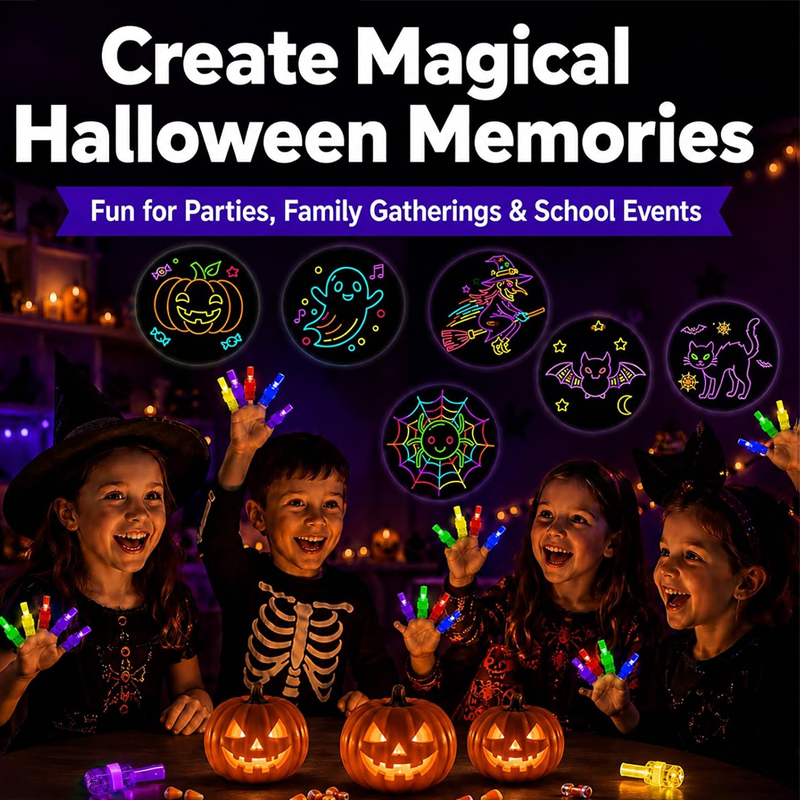 4/40 SZT. Halloweenowe lampki  – Glow In The Dark Party Glasses recenzja i cena