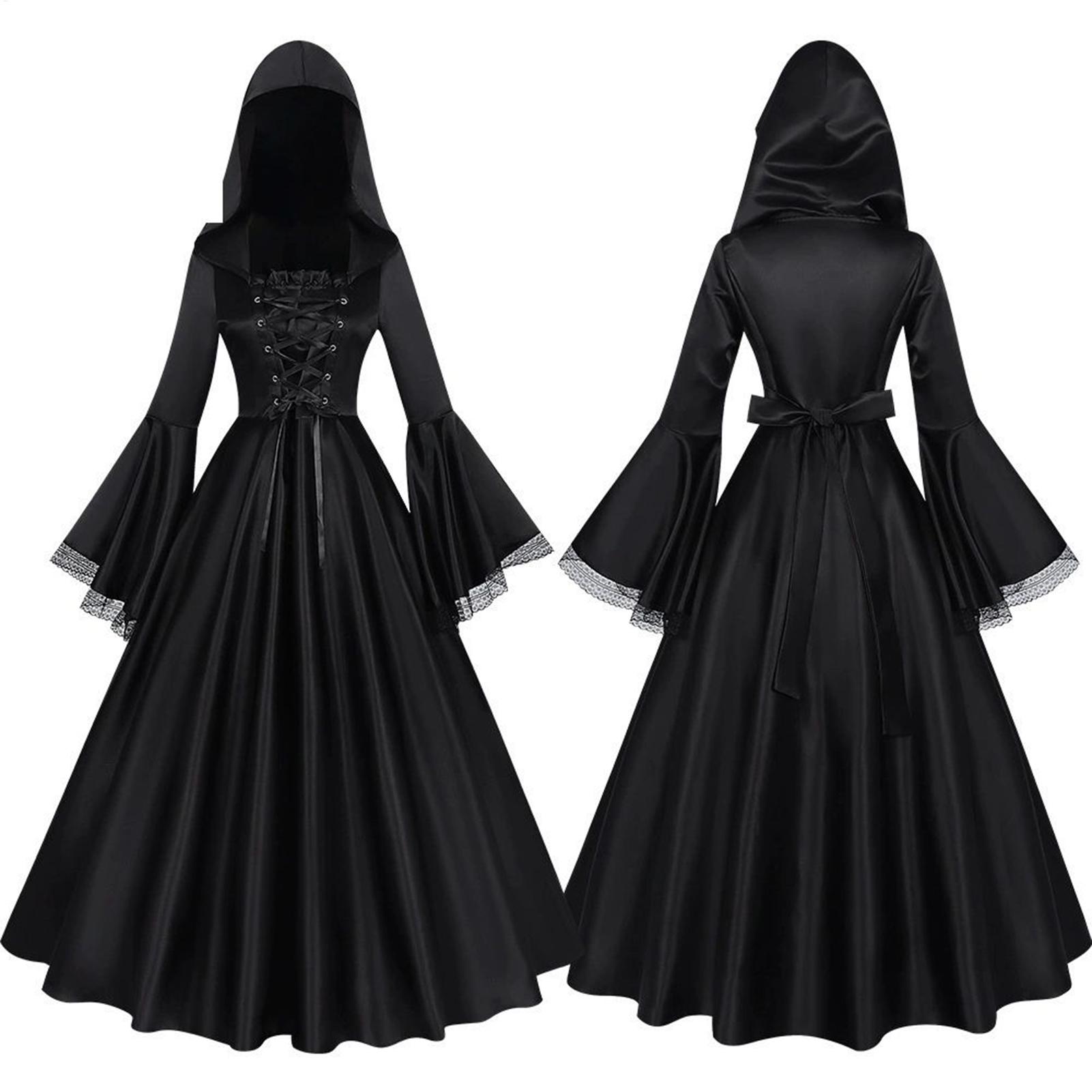 Kostium czarownicy na Hallowee – Medieval Renaissance Dress Women recenzja i cena