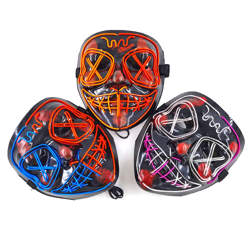Bezprzewodowa świecąca maska L – Led Purge Mask Halloween recenzja i cena