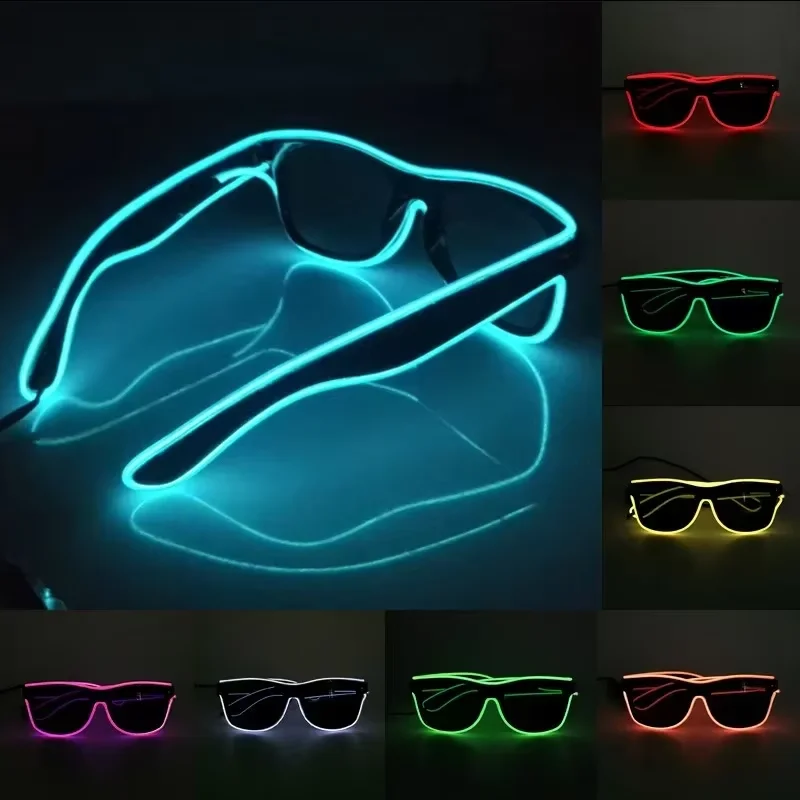 Neonowe okulary LED z kolorowy – Glow In The Dark Party Glasses recenzja i cena
