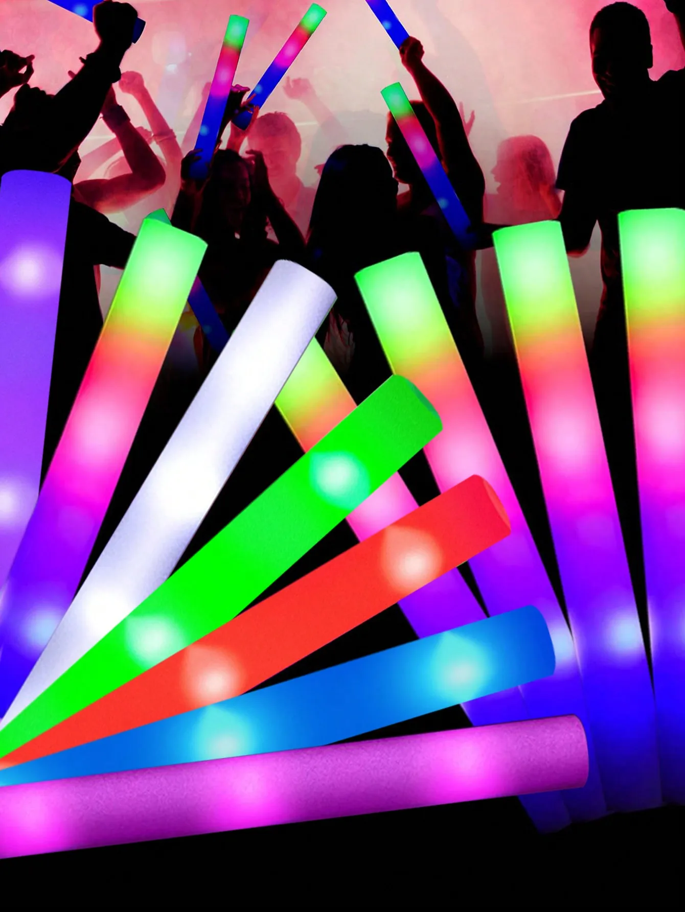 20/30 szt. LED Piankowe Pałecz – Flashing Led Foam Sticks Party recenzja i cena