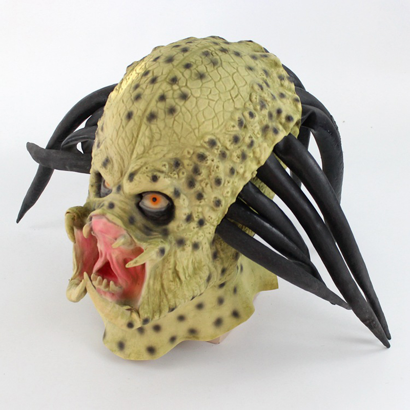 Lateksowa maska głowy Predator – Latex Alien Mask Realistic recenzja i cena