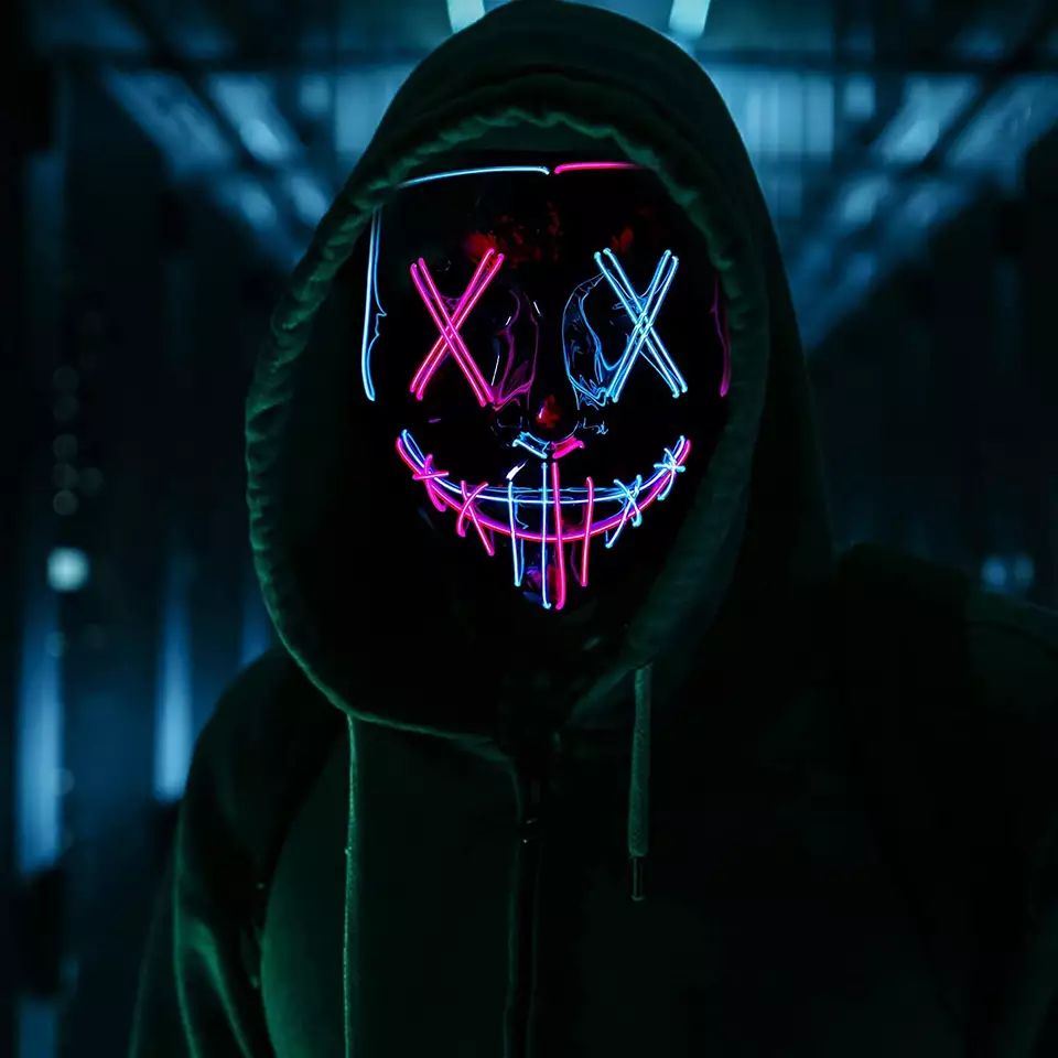 LED Light up maska na Hallowee – Led Purge Mask Halloween recenzja i cena