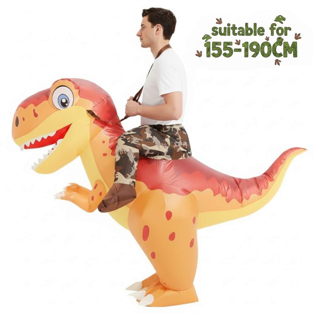 Kostium dmuchany dinozaura T-R – Inflatable Dinosaur Costume Adult recenzja i cena