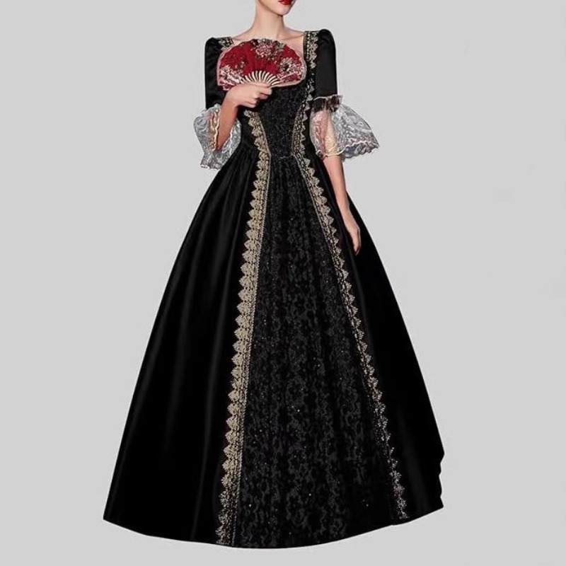 S‑5XL Damska Nowa Suknia Średn – Costumes recenzja i cena