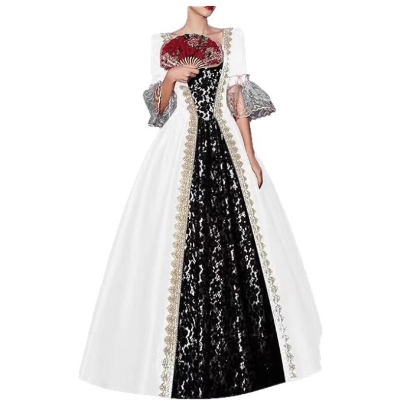 S‑5XL Damska Nowa Suknia Średn – Costumes recenzja i cena
