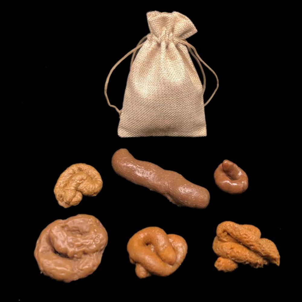 6 szt. Śmieszne sztuczne kupy  – Fake Poop Gag Gift recenzja i cena