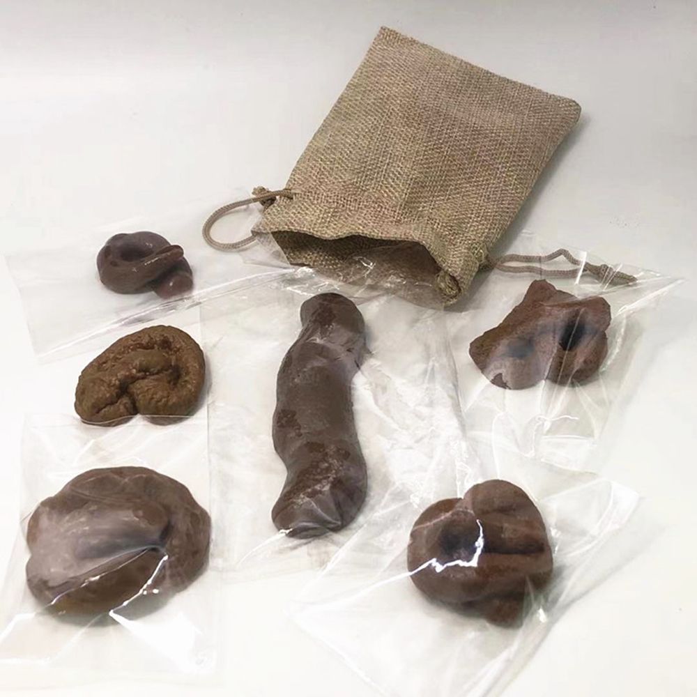 6 szt. Gadżetów żartobliwych,  – Fake Poop Gag Gift recenzja i cena