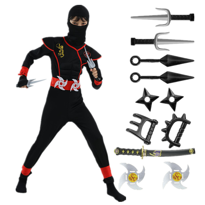 Strój Ninja na Halloween dla C – Spiderman Jumpsuit Kids recenzja i cena