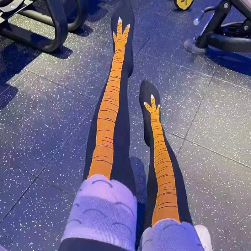 Modne skarpetki damskie z kola – Funny Chicken Leg Socks recenzja i cena