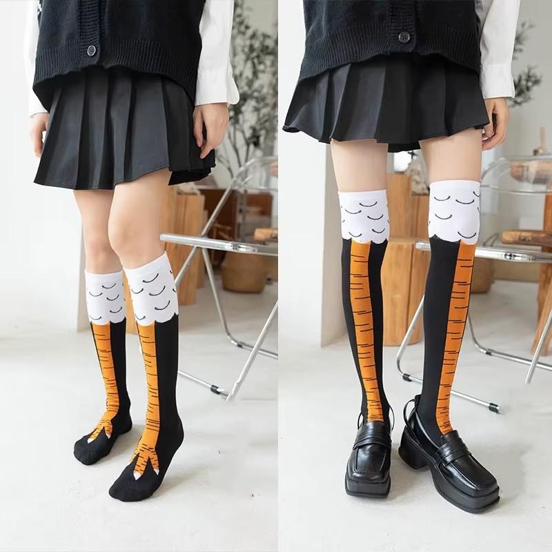 1/2/3 szt. Śmieszne pończochy  – Funny Chicken Leg Socks recenzja i cena