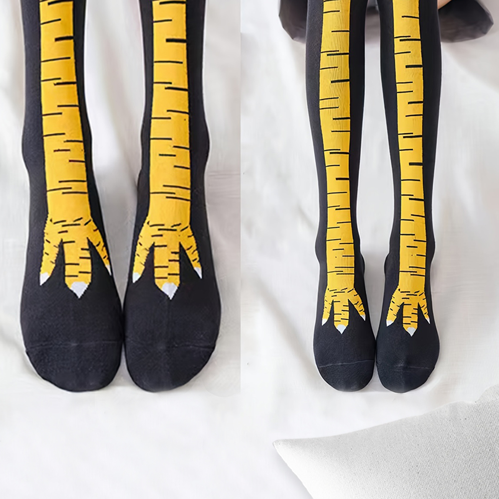 1 Para Damskich Podkolanówek M – Funny Chicken Leg Socks recenzja i cena
