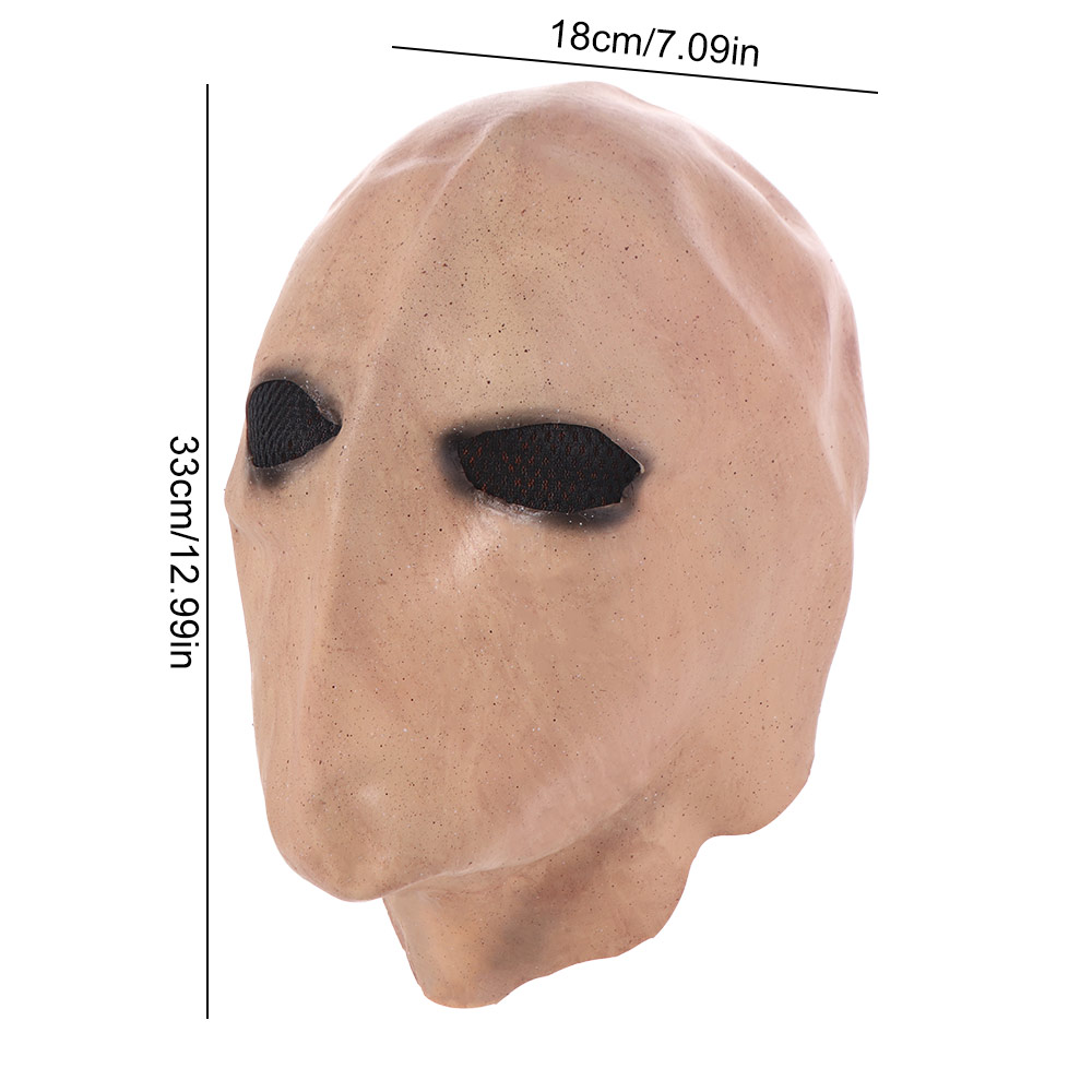Maska bez twarzy na Halloween, – Latex Alien Mask Realistic recenzja i cena