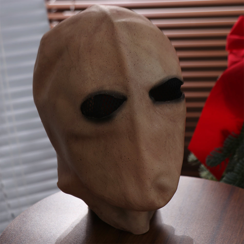 Maska bez twarzy na Halloween, – Latex Alien Mask Realistic recenzja i cena