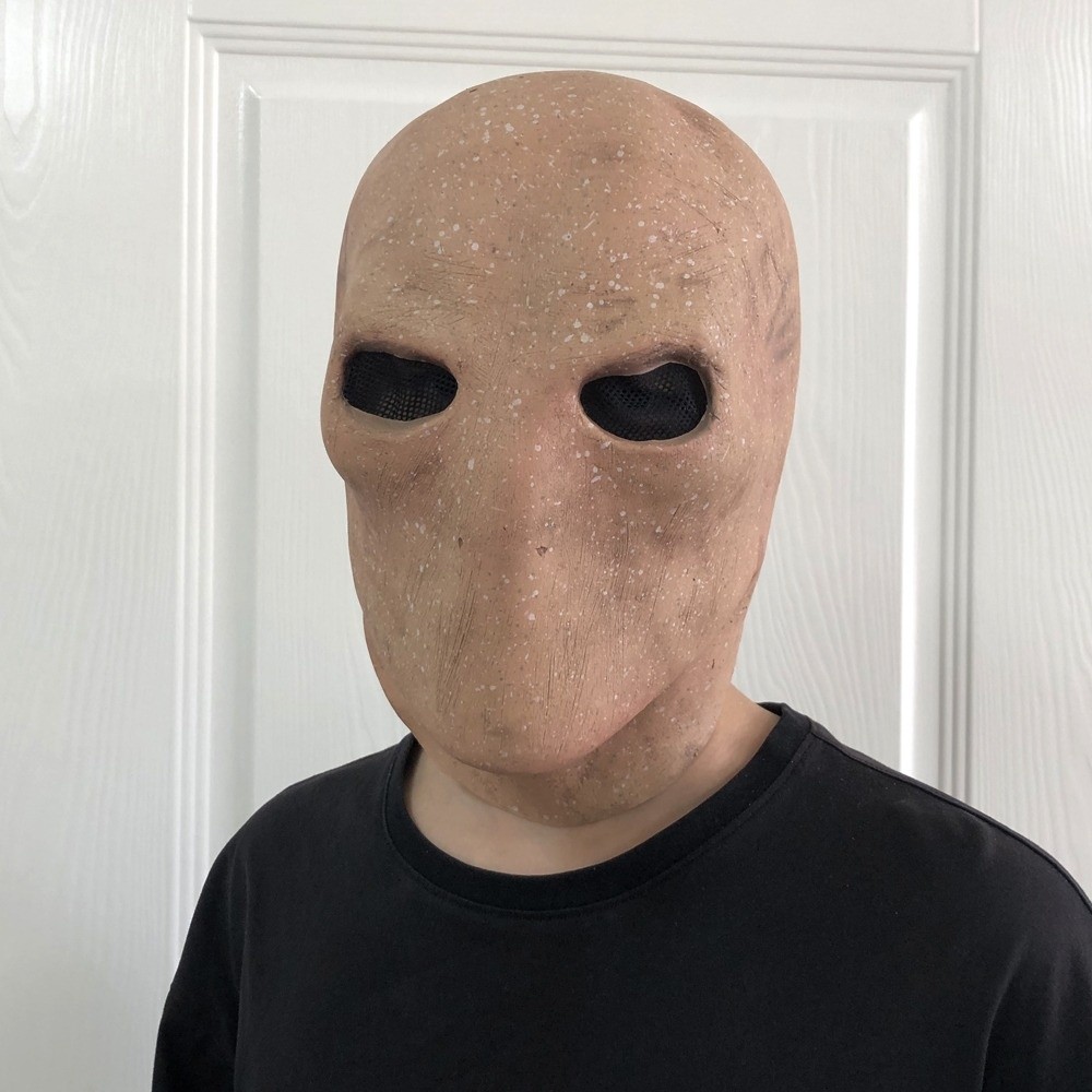 Maska bez twarzy na Halloween, – Latex Alien Mask Realistic recenzja i cena