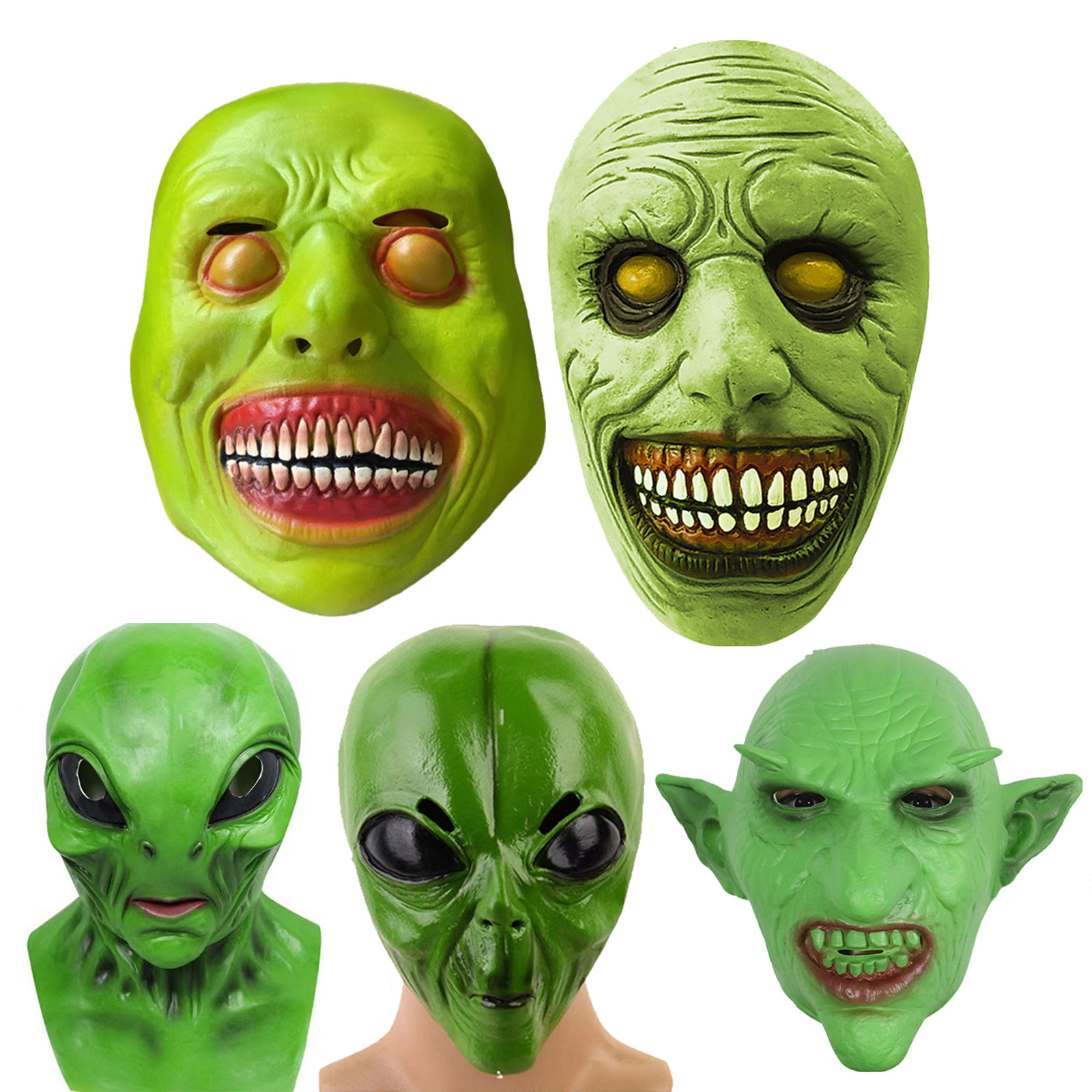 Maska Halloween Obcy Realistyc – Latex Alien Mask Realistic recenzja i cena