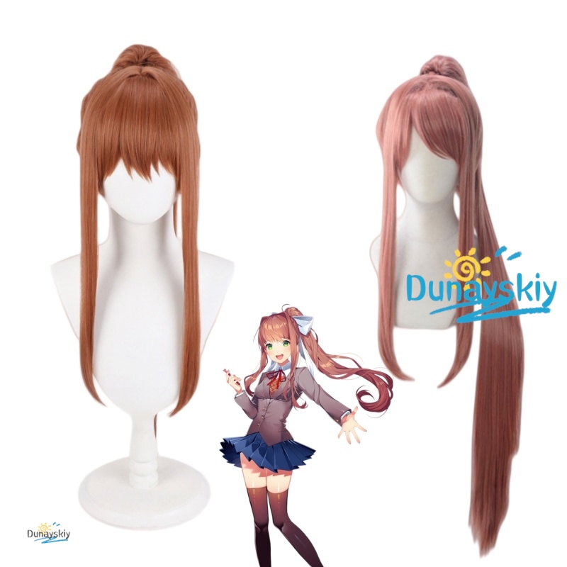 Peruka do cosplayu Moniki z DD – Anime Cosplay Wig Heat Resistant recenzja i cena
