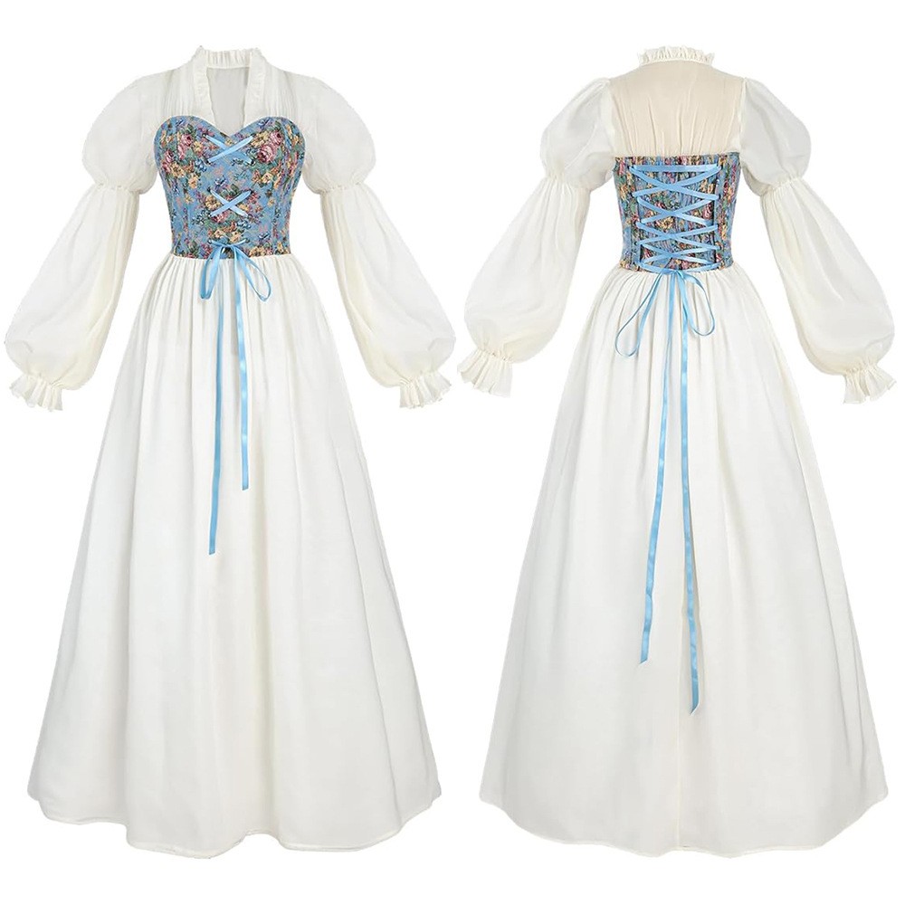 Sukienka w stylu renesansowym  – Medieval Renaissance Dress Women recenzja i cena