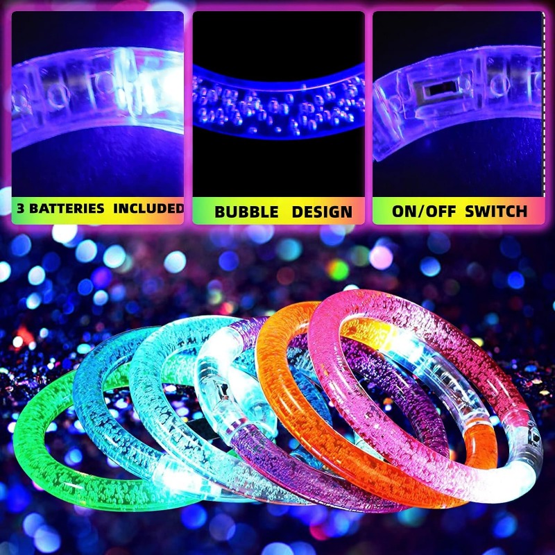 1-100 SZT. Halloweenowe LED Ak – Glow In The Dark Party Glasses recenzja i cena