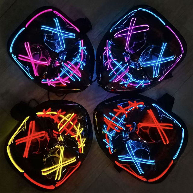 Straszne Bezprzewodowe Świecąc – Led Purge Mask Halloween recenzja i cena