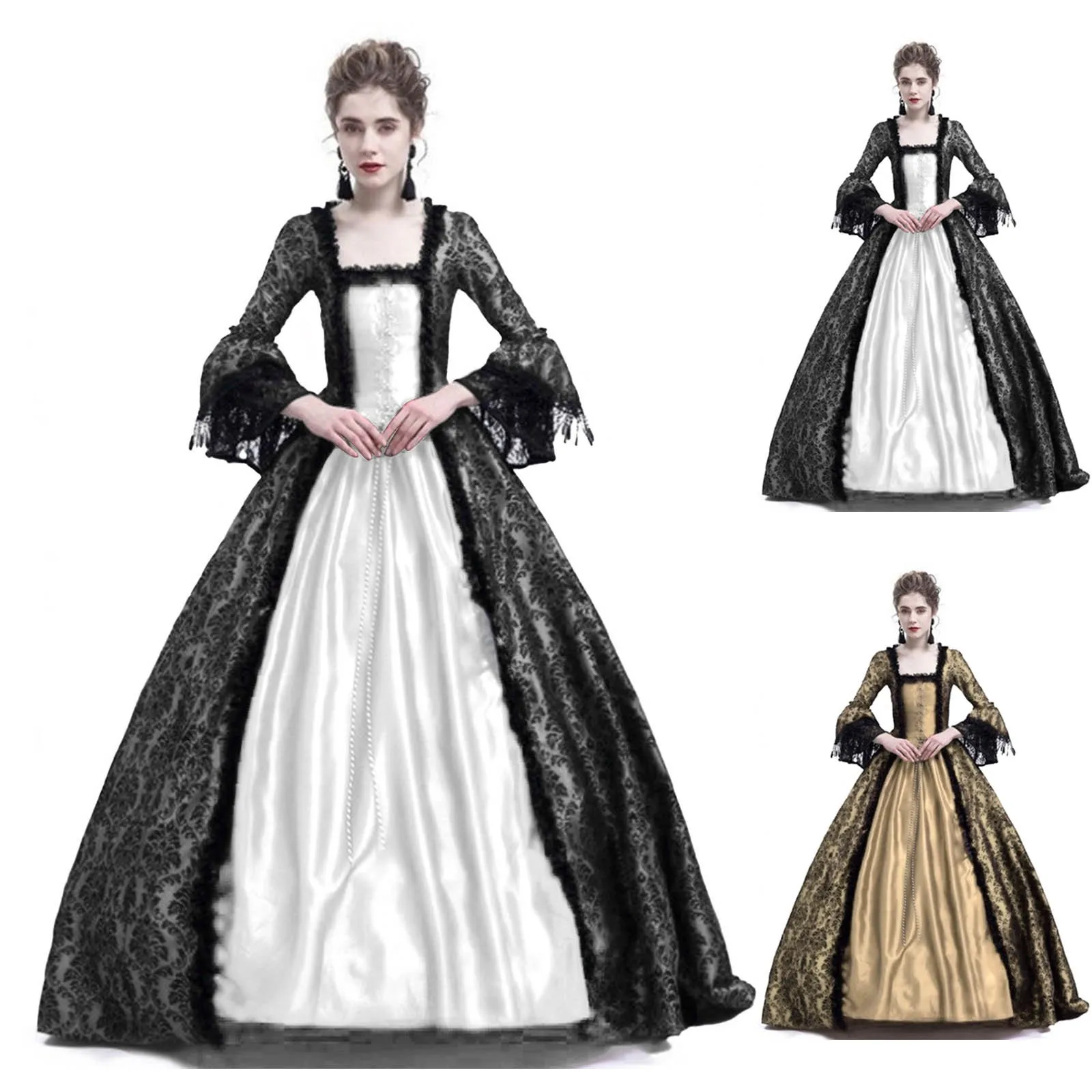Kostium na Halloween dla kobie – Medieval Renaissance Dress Women recenzja i cena