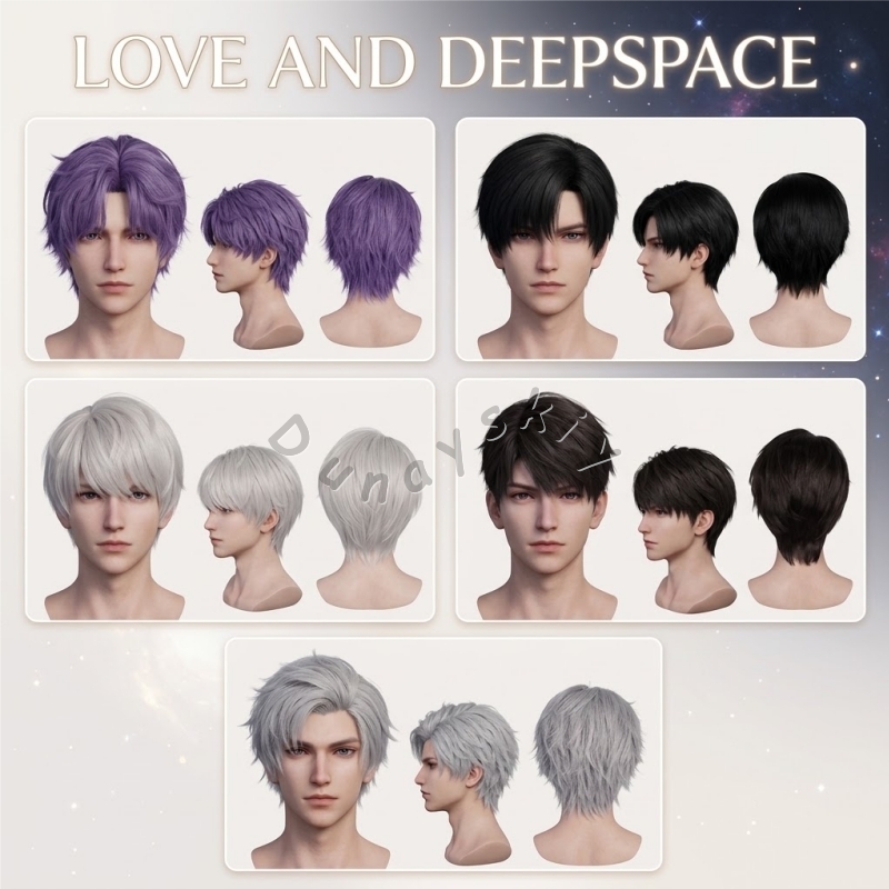 Peruka z gry Love And Deepspac – Anime Cosplay Wig Heat Resistant recenzja i cena